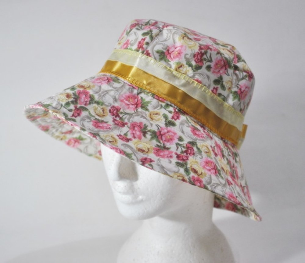 Chapéu capeline capeline floral